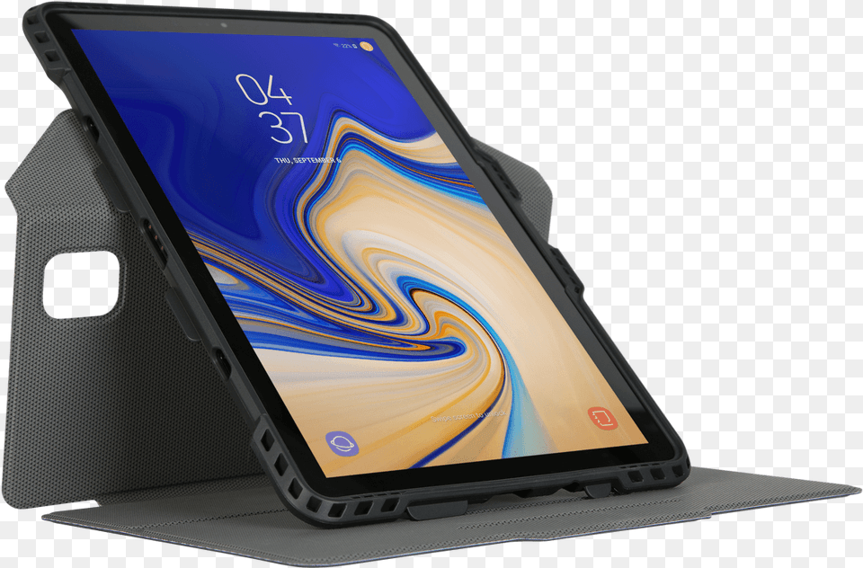 Pro Tek Rotating Case For Samsung Galaxy Tab S4 105 2018 Black Portable, Computer, Electronics, Tablet Computer, Mobile Phone Free Png Download