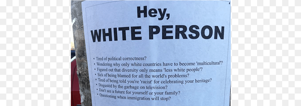 Pro White Alt Right Posters Freak Out Special Snowflakes Hey White Person Poster, Advertisement, Text Png