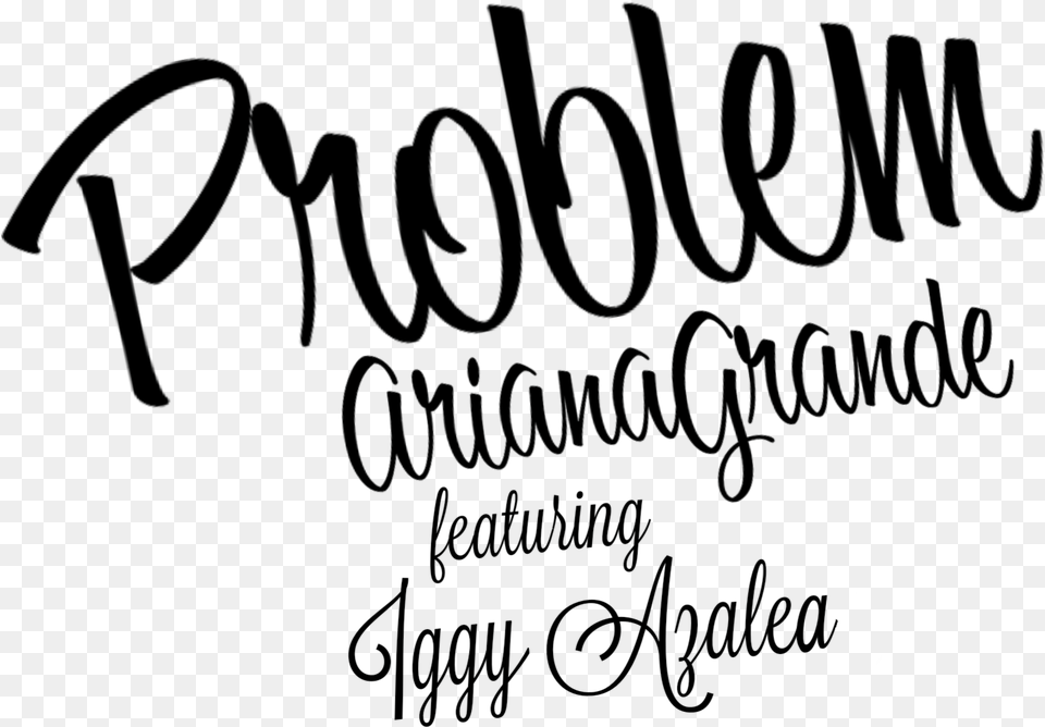 Problem Logo Ariana Grande Fonts, Letter, Text Free Png
