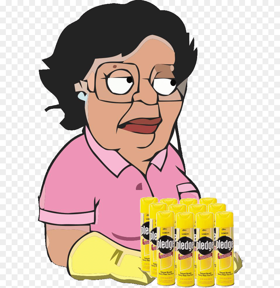 Problem Solved Clipart Mexican Cleaning Lady Family Guy, Baby, Person, Face, Head Png