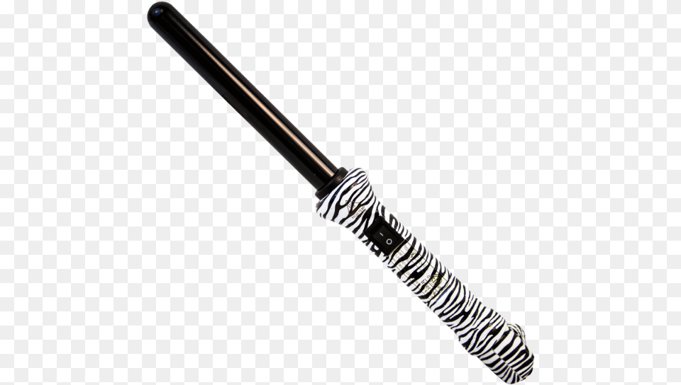 Procabello Curling Iron Classic Curls Zebra Print 19mm Jupiter, Electrical Device, Microphone, Sword, Weapon Free Png