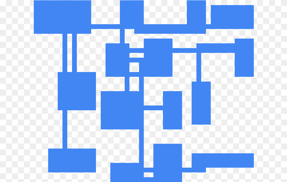 Procedurally Generated Level Created With Binary Space Art, Lighting, Network Png Image