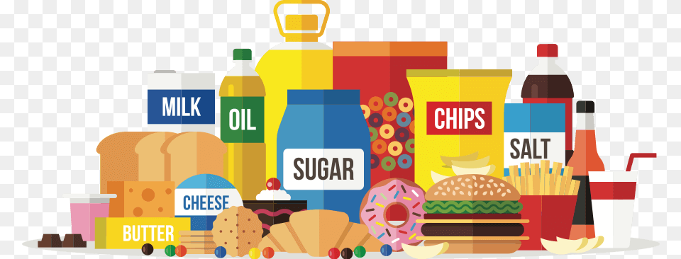 Processed Food Illustration, Lunch, Meal, Shop Free Png