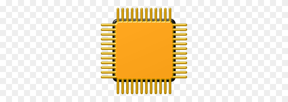 Processor Electronic Chip, Electronics, Hardware, Printed Circuit Board Png Image