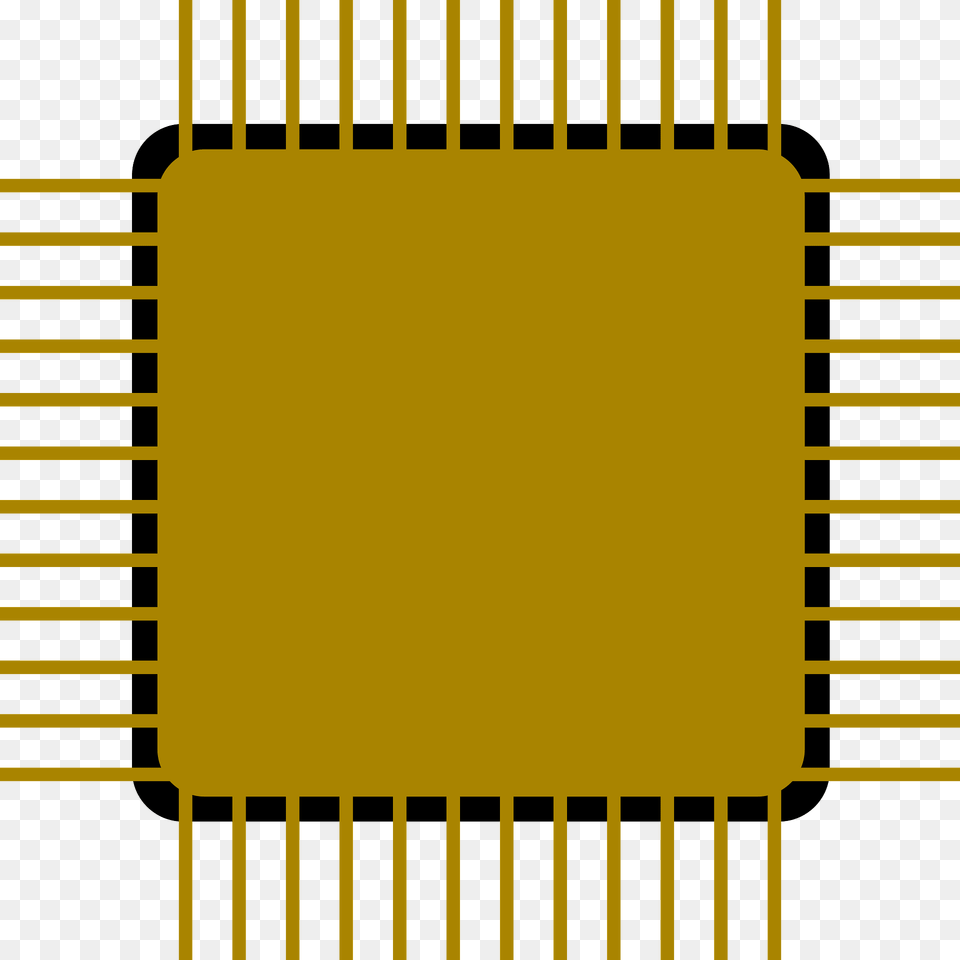 Processor Clipart, Electronic Chip, Electronics, Hardware, Printed Circuit Board Png