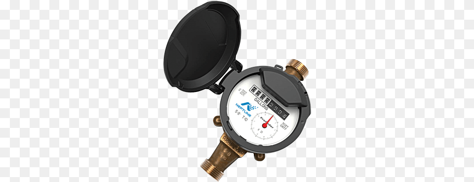 Procoder Top View Reading Neptune T 10 Water Meter, Gauge, Smoke Pipe Png Image