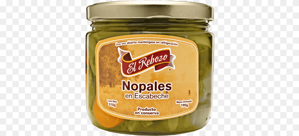 Prod Elrebozo Nopales Peanut Butter, Food, Relish, Ketchup, Pickle Free Png Download