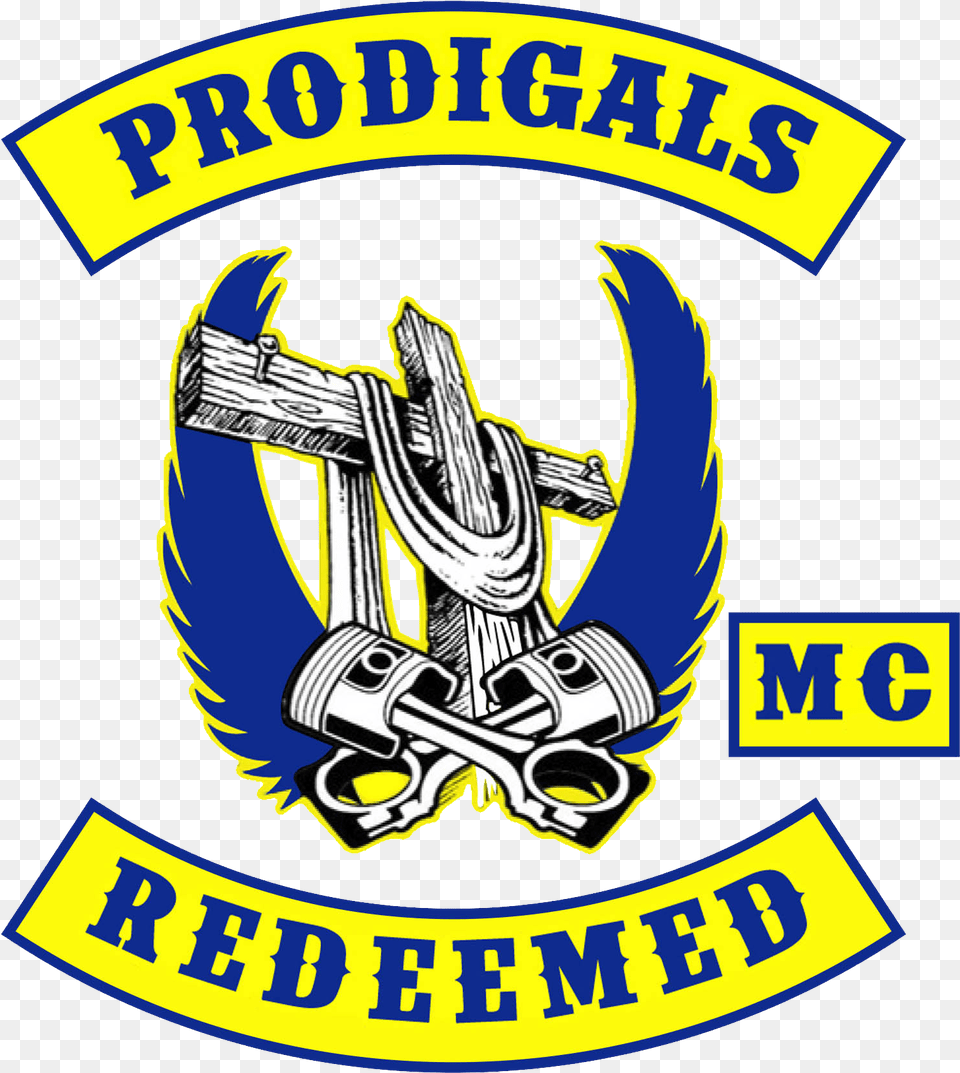 Prodigals Redeemed Mc Piston, Emblem, Symbol, Electronics, Hardware Free Transparent Png