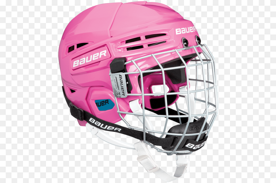 Prodigy Youth Helmet Combo Pink Hockey Helmet, Crash Helmet, American Football, Football, Person Free Png Download
