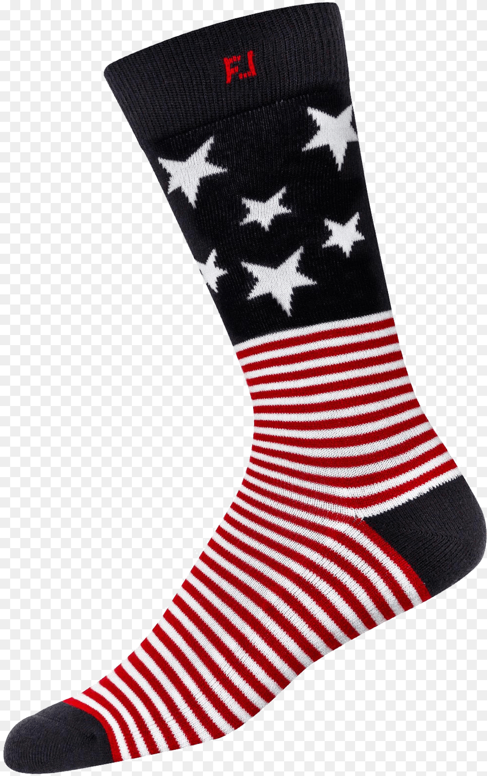Prodry Crew Stars And Stripes Sock, Clothing, Hosiery Png