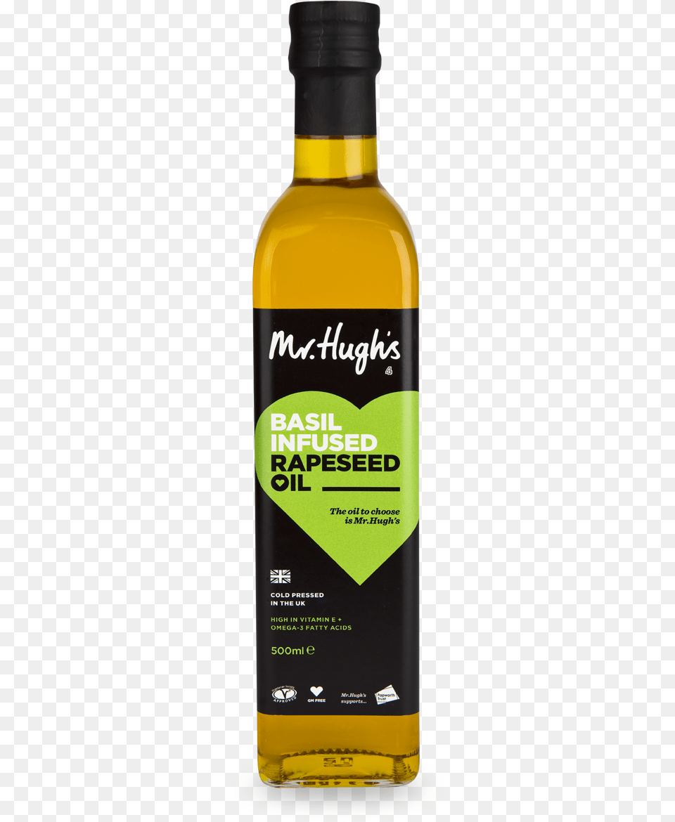 Produced In The Uk Mr Hugh39s Extra Virgin Rapeseed Oil, Bottle Free Png Download