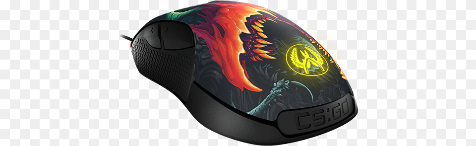 Product Alt Image Text Steelseries Rival 300 Cs Go Hyper Beast Edition, Computer Hardware, Electronics, Hardware, Mouse Free Png Download