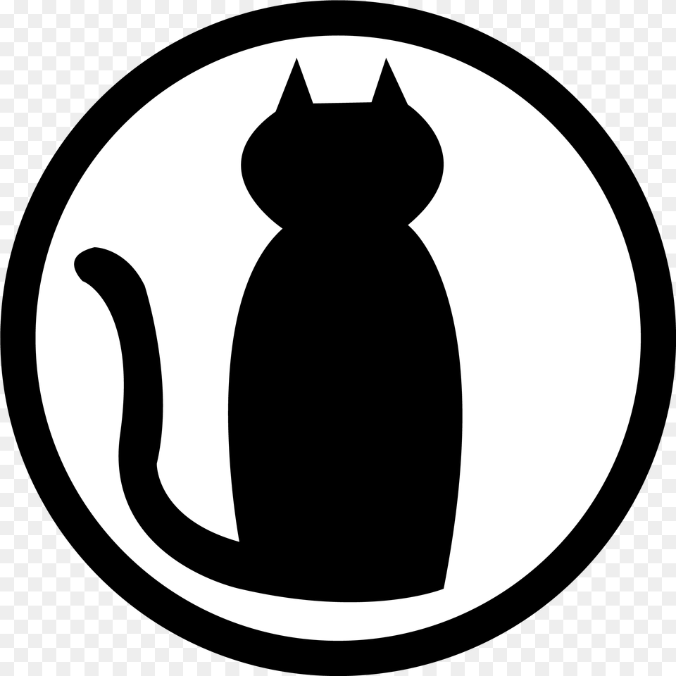 Product Details Black Cat Logo Transparent, Animal, Pet, Mammal, Outdoors Free Png