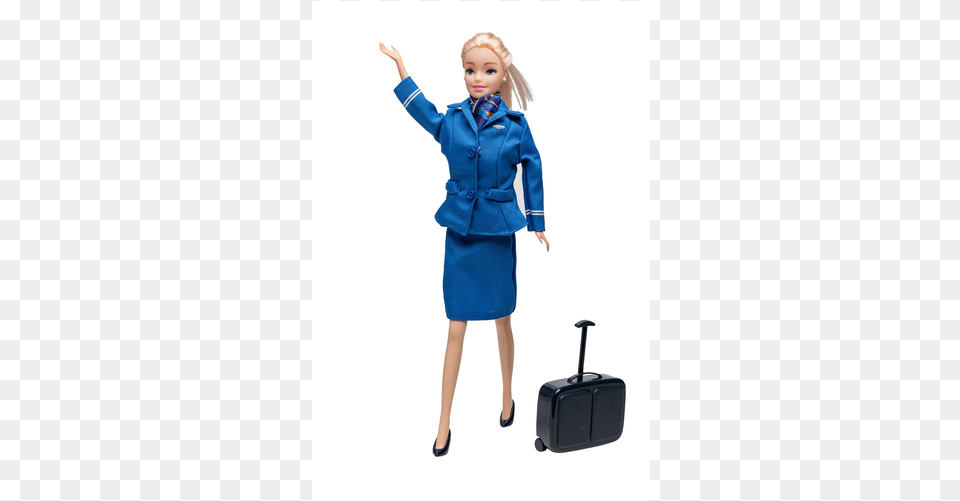 Product Details Delivery Klm Doll, Clothing, Coat, Figurine, Person Free Png Download