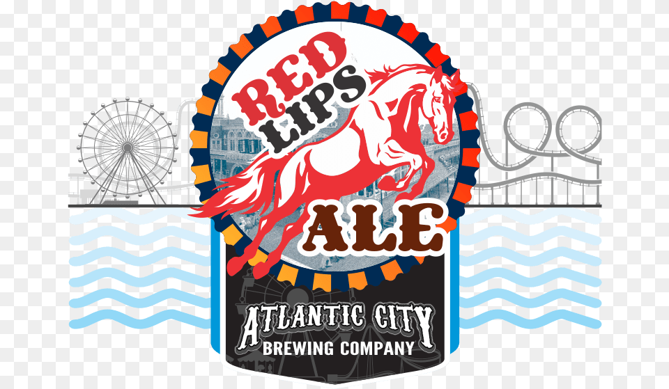 Product Icon For Diving Horse Brewery Atlantic City Brewing Co Riding Horse Beer, Advertisement, Poster, Wheel, Machine Png Image