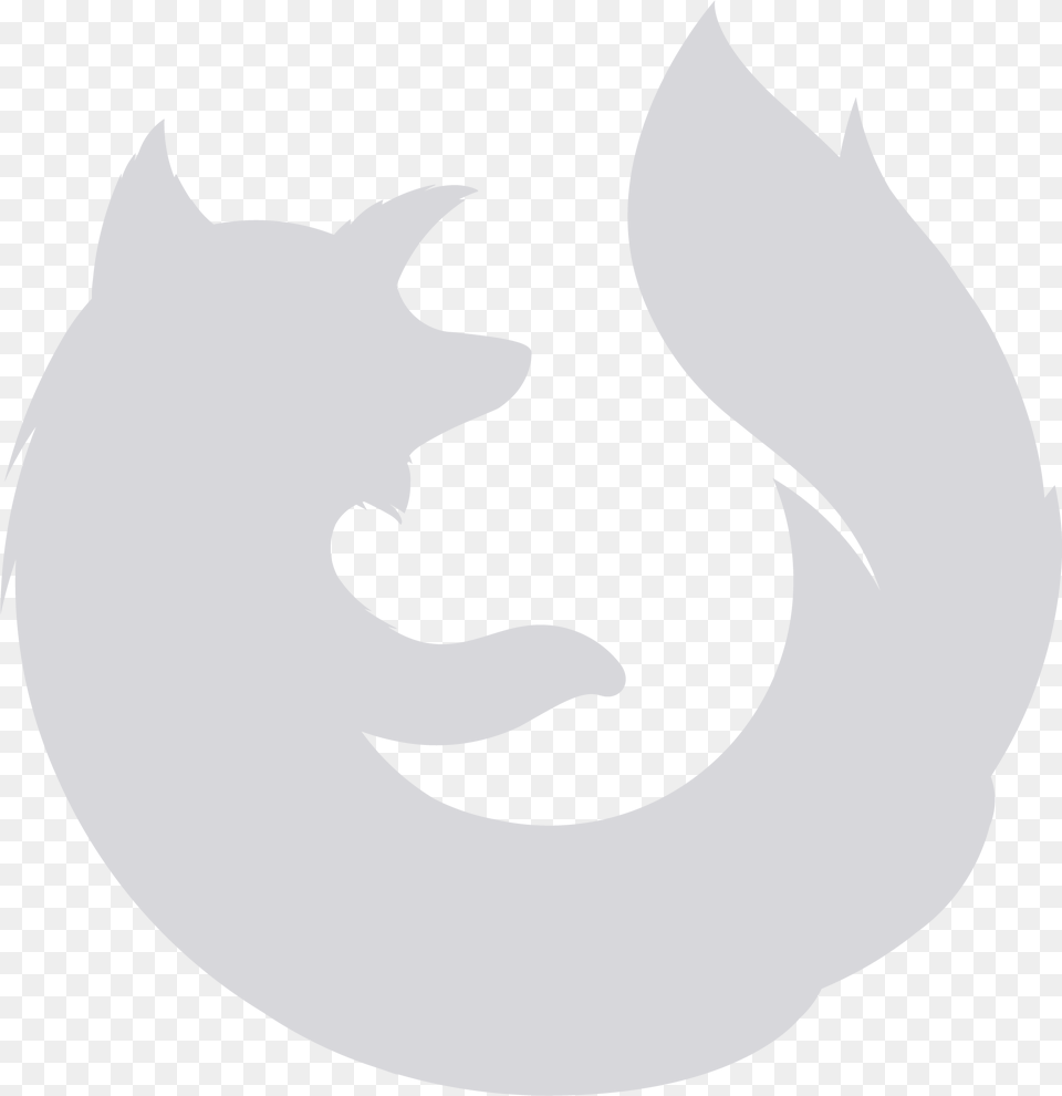 Product Identity Assets Firefox Icon White, Symbol, Animal, Fish, Sea Life Png