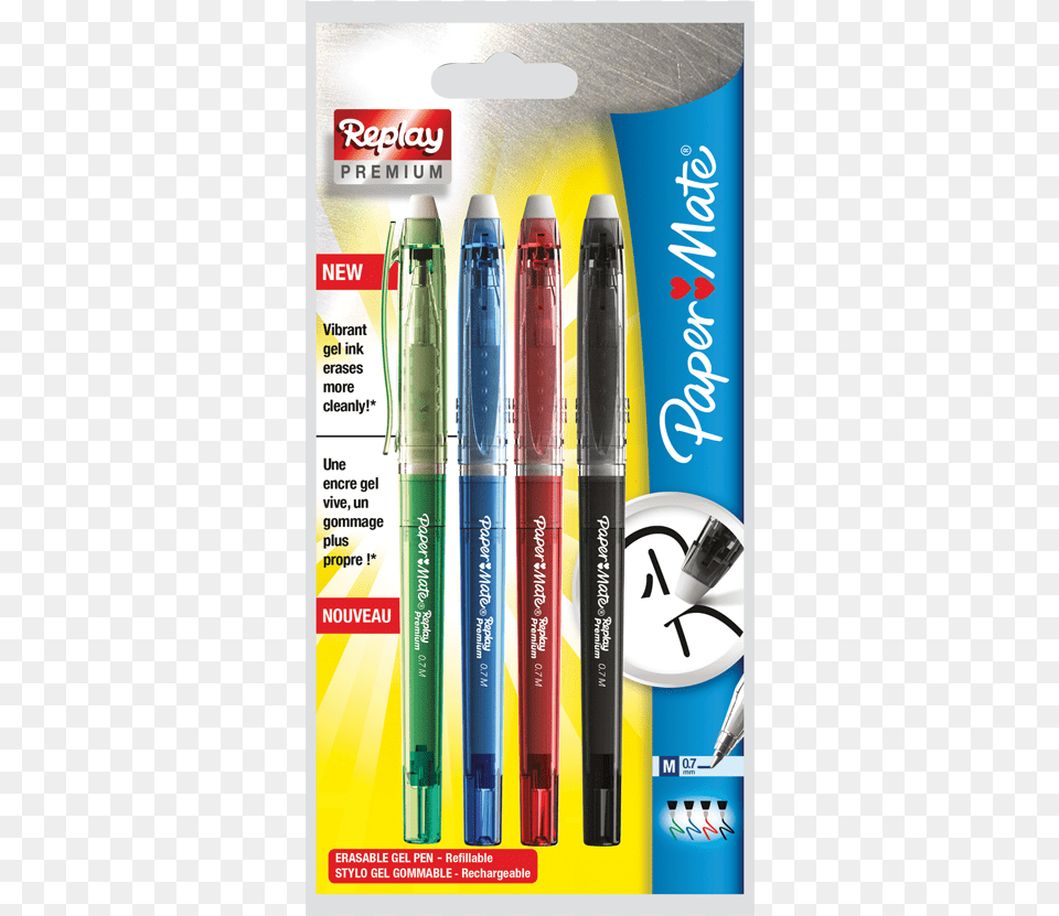 Product Image Paper Mate Replay Walmart Erasable Pens Paper Mate, Pen Free Transparent Png