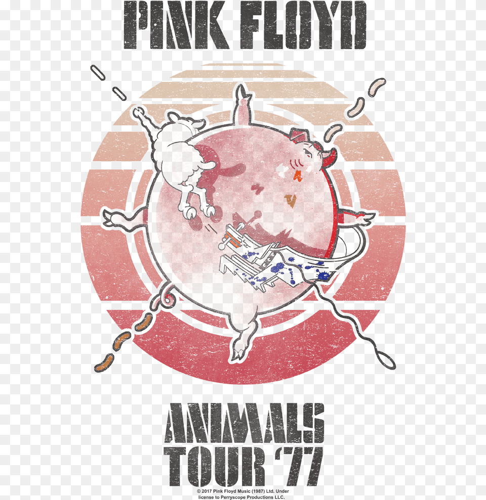 Product Alt Pink Floyd Animals Tour Poster, Advertisement Png Image