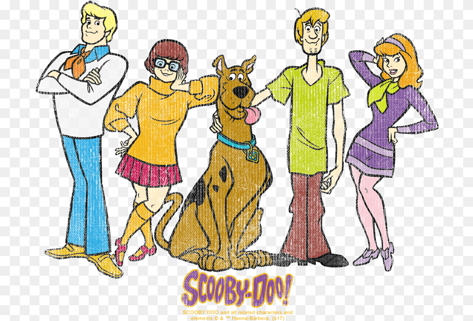 Product Image Alt Scooby Doo Gang, Publication, Book, Comics, Adult Free Png Download
