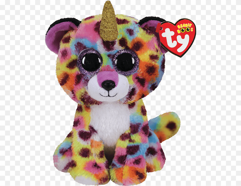 Product Beanie Boos Unicorn Leopard, Plush, Toy Png Image