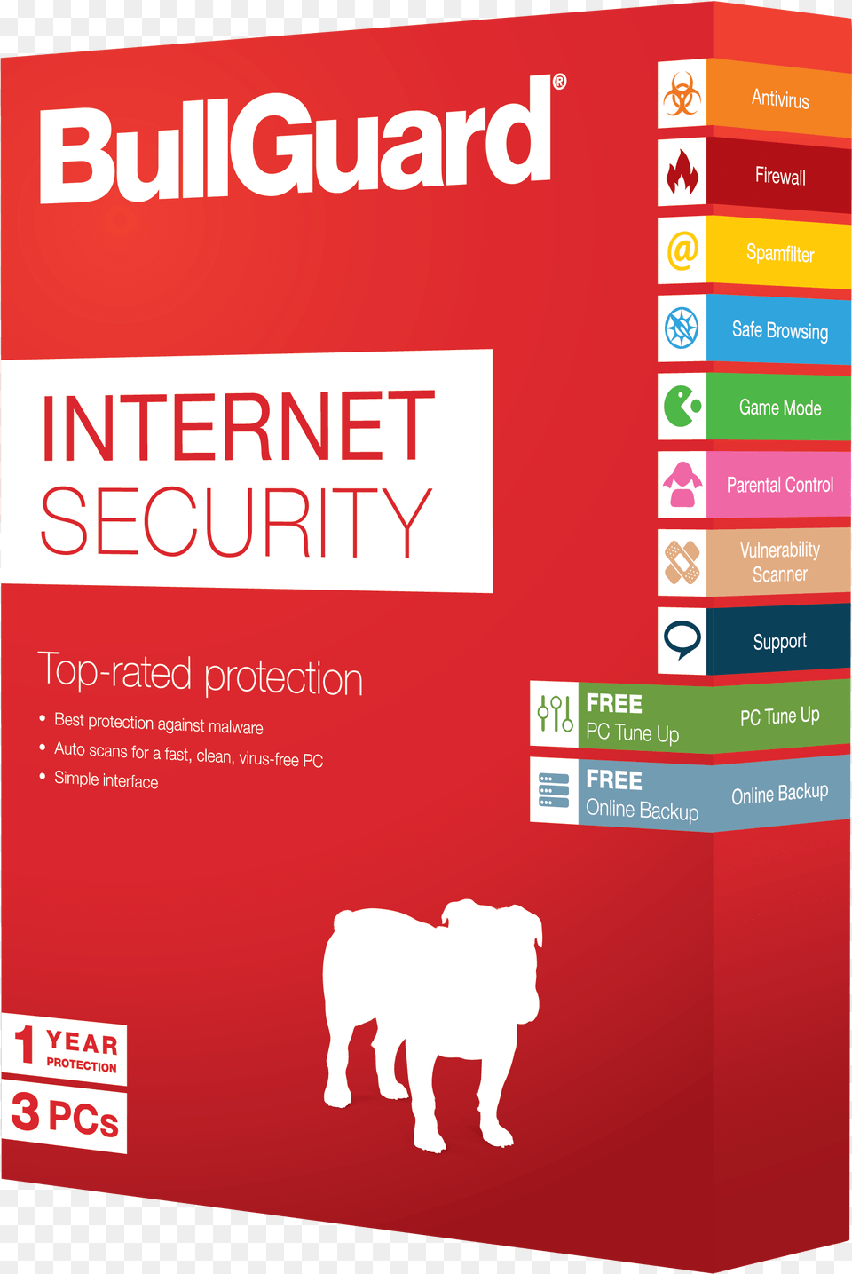 Product Image Bullguard Internet Security Price, Advertisement, Poster, Cattle, Cow Free Png Download