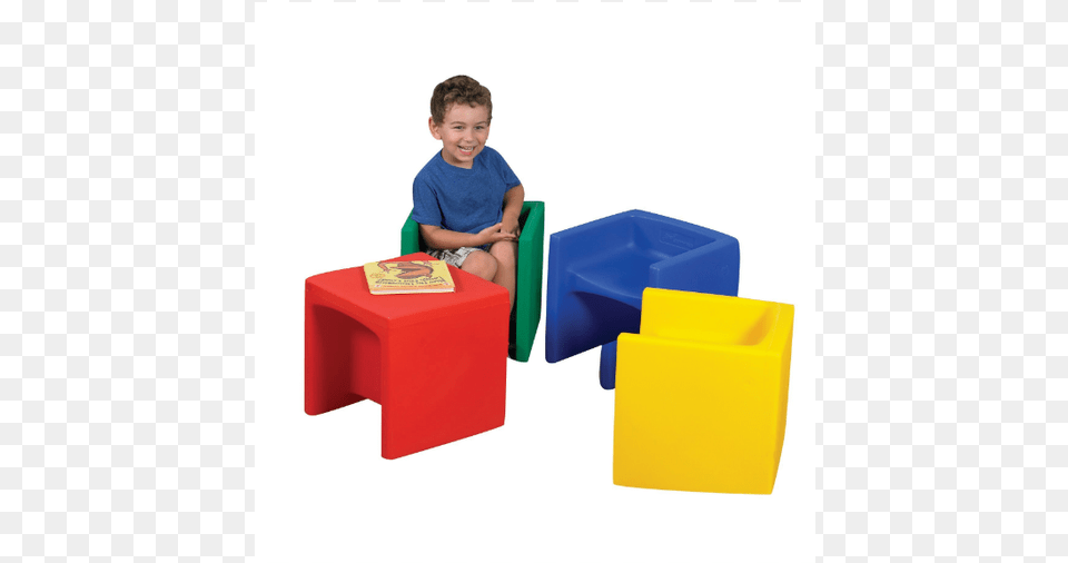 Product Image Children39s Factory Cube Chair, Indoors, Boy, Child, Person Png