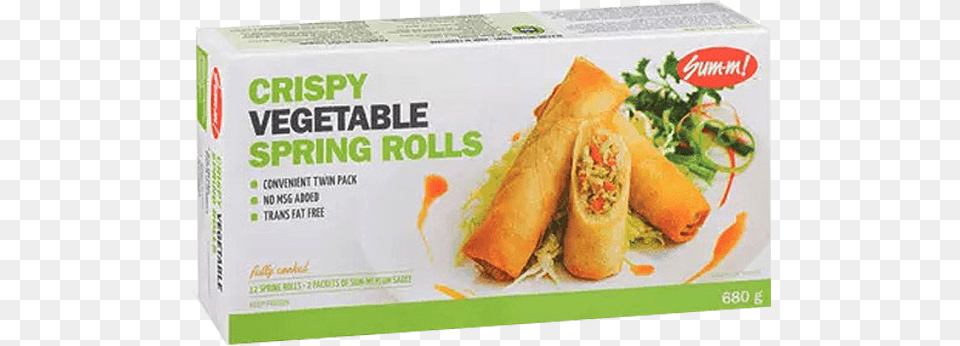 Product Image Frozen Veggie Spring Rolls, Food, Lunch, Meal Free Png