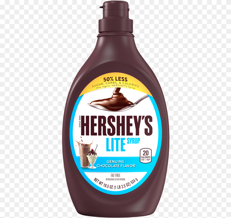 Product Image Hershey39s Lite Chocolate Syrup, Food, Seasoning, Dessert, Ketchup Free Png Download