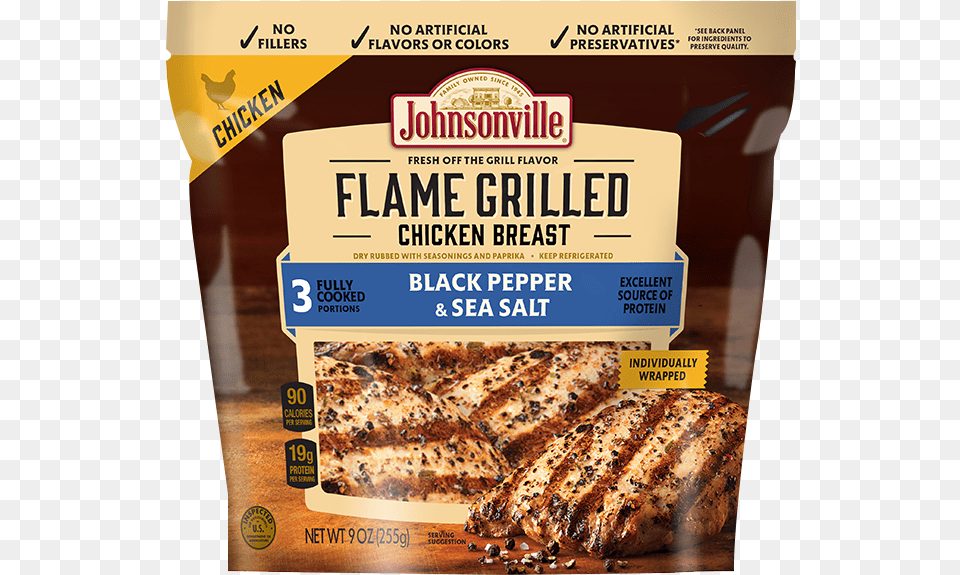 Product Image Johnsonville Teriyaki Grilled Chicken Breast, Advertisement, Poster, Bread, Food Free Transparent Png