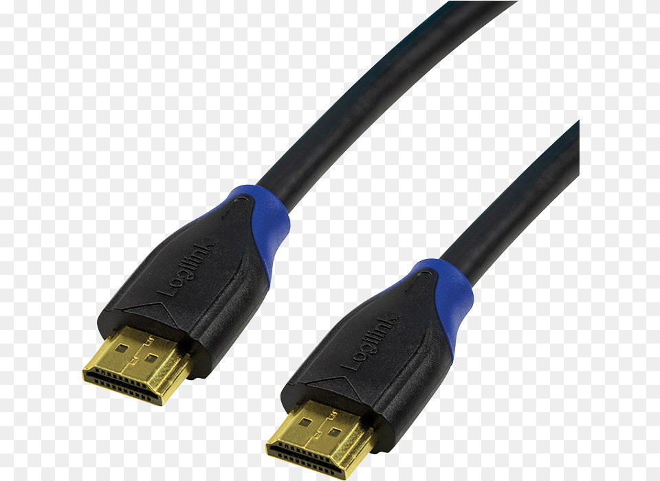 Product Image Logilink Hdmi Black Hdmi Cable, Smoke Pipe Free Png Download