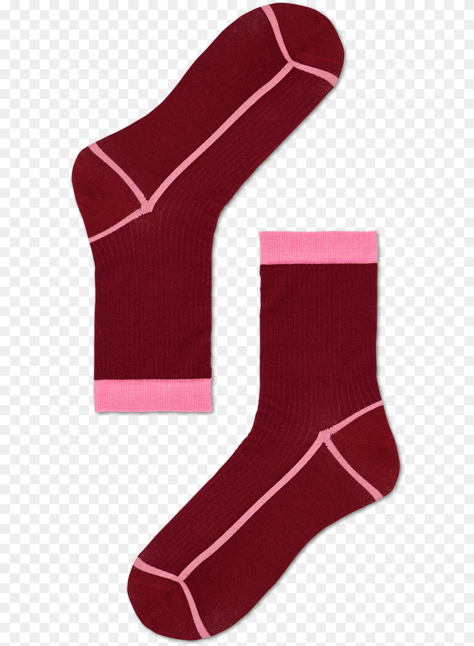 Product Image Sock, Maroon, Clothing, Hosiery Free Png Download