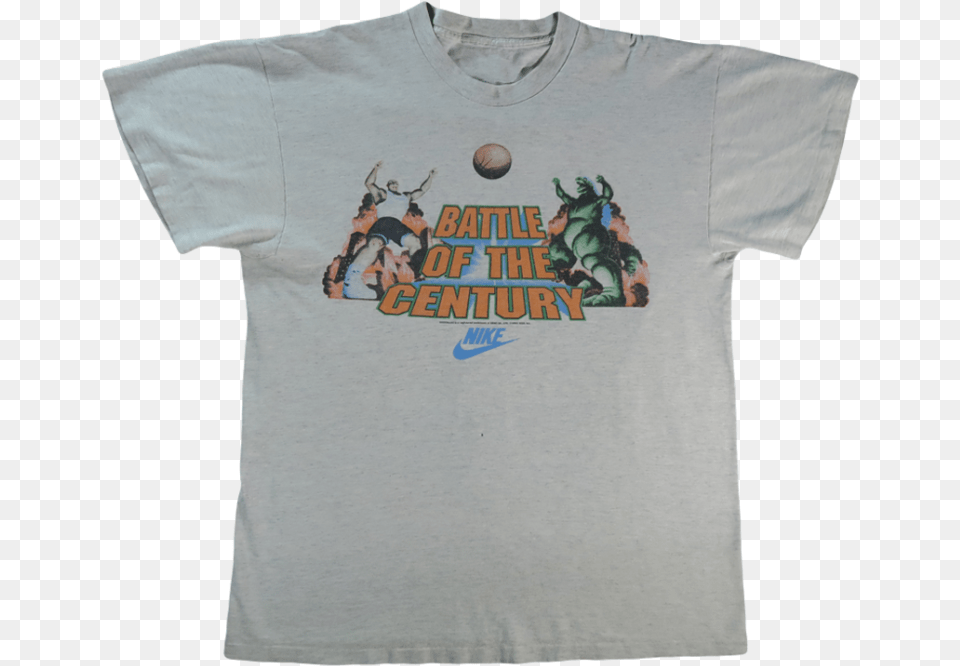 Product Image T Shirt Nike Godzilla Vs Barkley, Clothing, T-shirt, Person Png