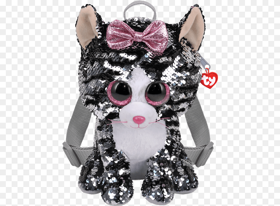 Product Image Ty Kiki Sequin Backpack, Plush, Toy, Bag, Accessories Png