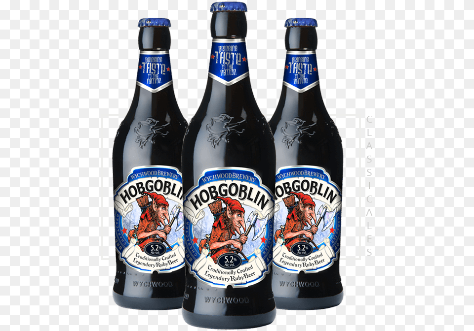 Product Wychwood Hobgoblin Beer, Bottle, Alcohol, Beer Bottle, Beverage Png Image