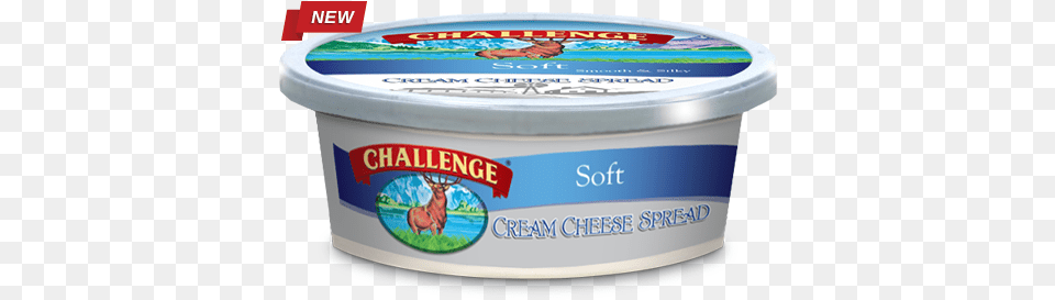 Product Information Challenge Cream Cheese Spread, Dessert, Food, Yogurt, Ice Cream Png Image