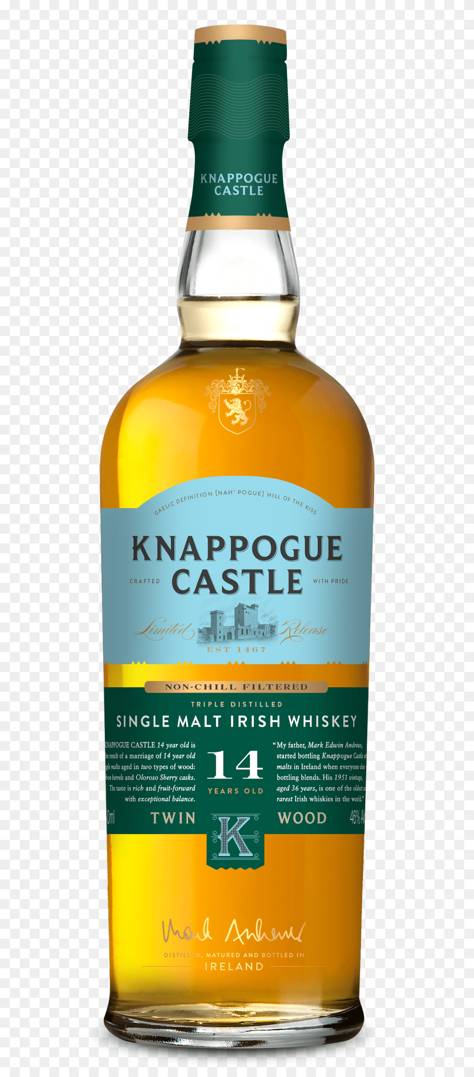 Product Knappogue Castle Whiskey, Alcohol, Beverage, Liquor, Whisky Free Transparent Png