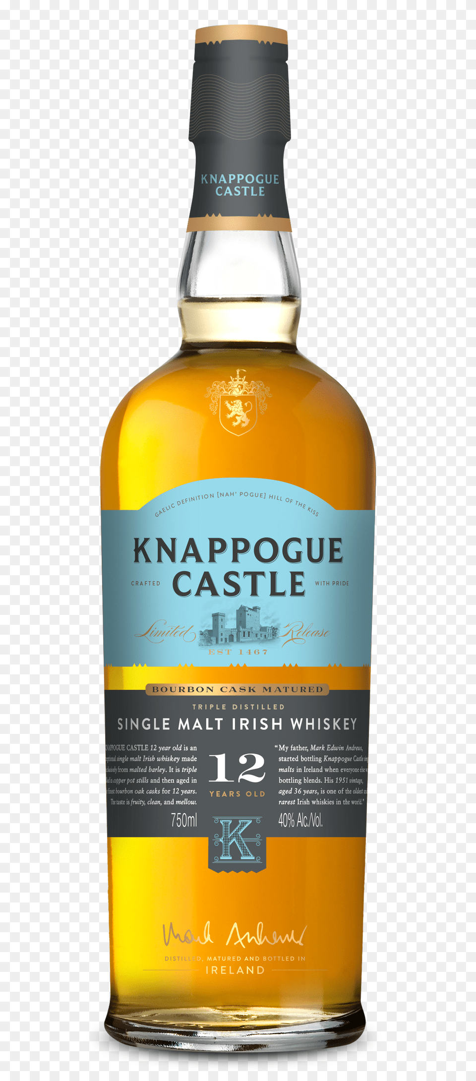 Product Knappogue Castle Whiskey, Alcohol, Beverage, Liquor, Whisky Png