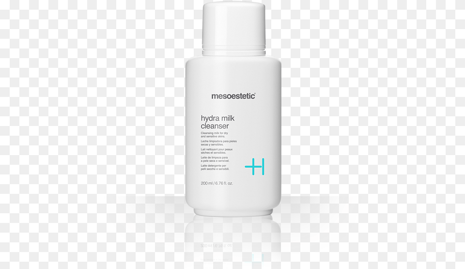 Product Mesoestetic Hydra Milk Cleanser, Bottle, Lotion, Cosmetics Free Png