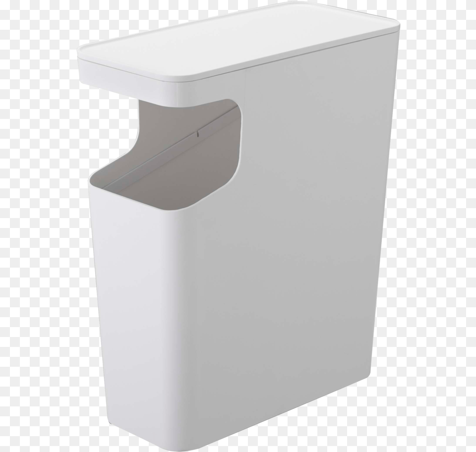 Product Of White Yamazaki Side Table And Trash, Mailbox, Furniture Free Png