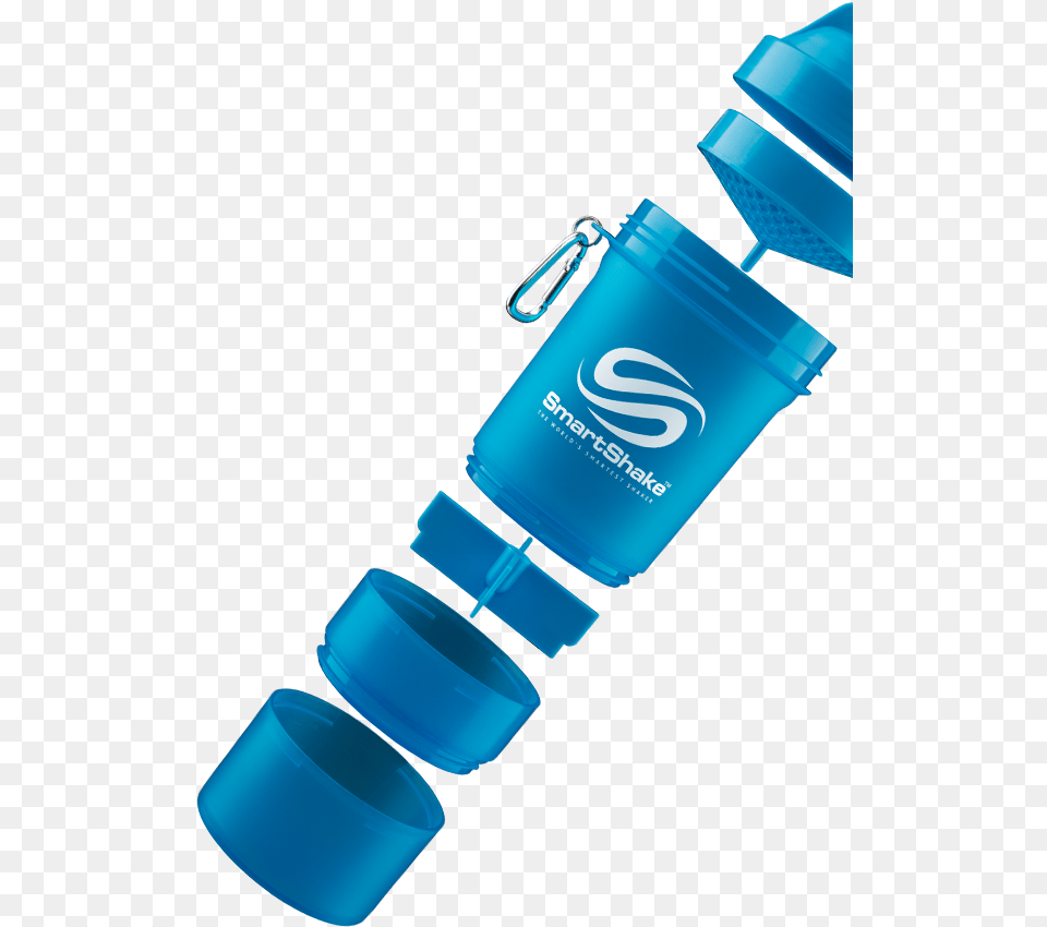 Product Overview Smart Shake Shaker Cup Neon Blue 1 Shaker Cup, Bottle, Water Bottle, Dynamite, Weapon Png Image