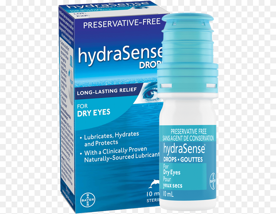 Product Packaging And Bottle Of Hydrasense Eye Drops Hydrasense Eye Drops Advanced Free Png