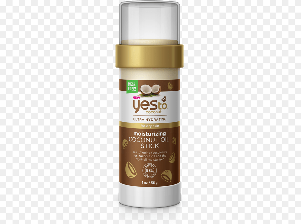 Product Photo Yes To Coconut Moisturizing Stick, Cosmetics, Bottle, Shaker, Deodorant Free Png Download