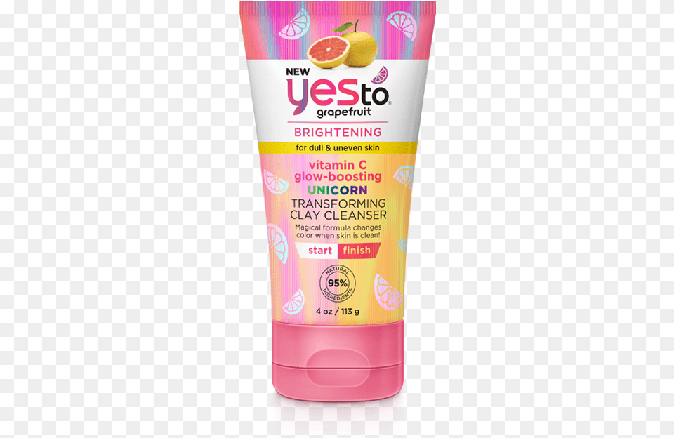 Product Photo Yes To Grapefruit Unicorn, Bottle, Lotion, Cosmetics, Sunscreen Free Png Download