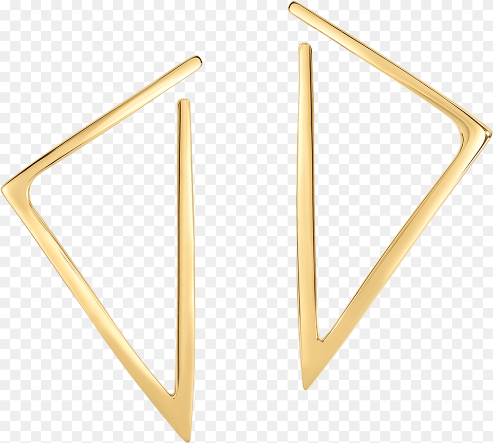 Product Roberto Coin Triangle Earring, Accessories, Jewelry Free Png Download
