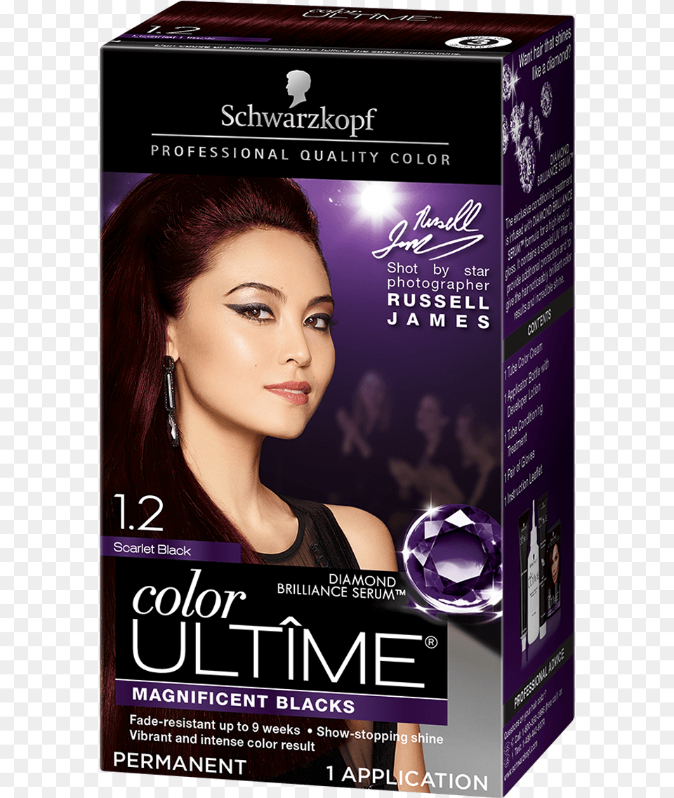 Product Schwarzkopf Color Ultime Flaming Red 42 Mahogany, Advertisement, Poster, Adult, Female Png