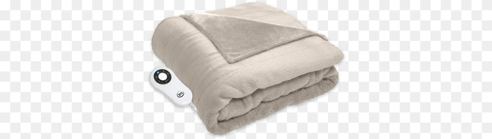 Product Serta Silky Plush Blanket Sand, Person Png Image