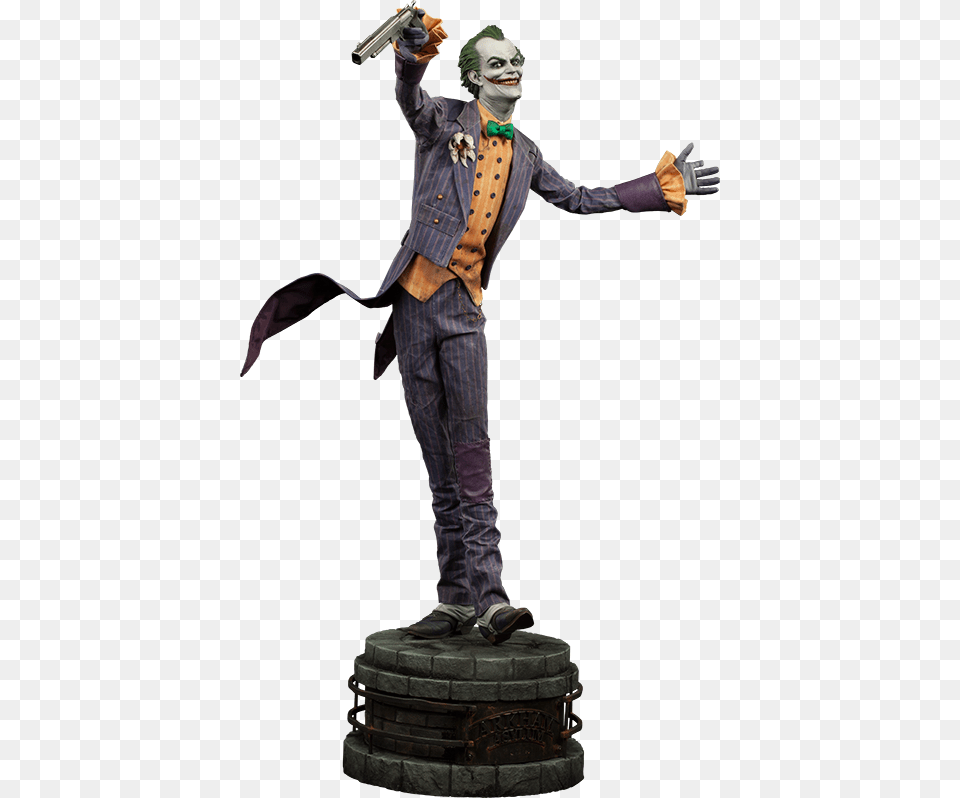 Product Silo Batman Arkham Asylum Joker Statue, Man, Adult, Person, Male Png