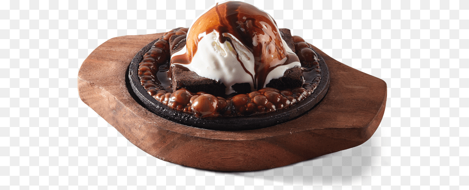 Product Sizzling Brownie Poster, Cream, Dessert, Food, Ice Cream Png Image