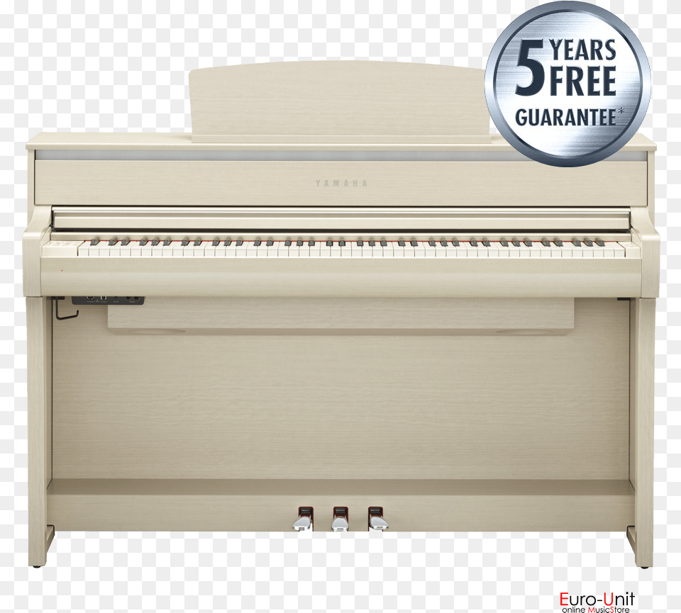 Product Sku Clp 675 White Ash, Keyboard, Musical Instrument, Piano, Upright Piano Free Png