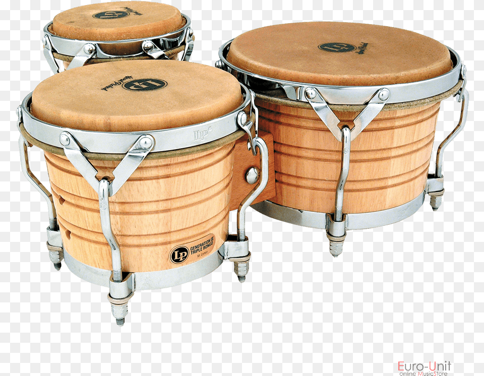 Product Sku Lp 202aw Triple Bongo Set, Drum, Musical Instrument, Percussion, Wristwatch Free Transparent Png